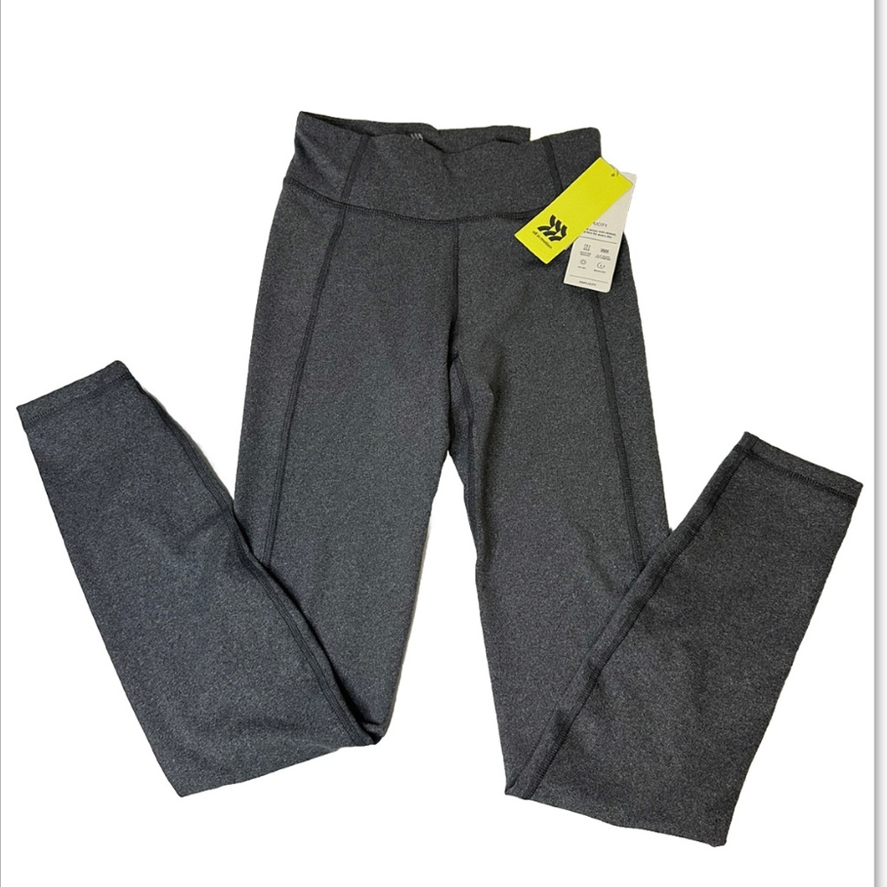 All In Motion Women's Simplicity Mid-Rise Long Leggings ‎ Grey Size XS
